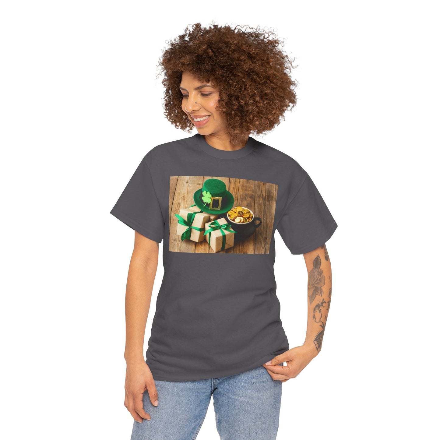 Unisex St. Patrick’s Day Gifts T-Shirt — Leprechaun Hat, Shamrock & Gold Pot Tee (Limited Edition)