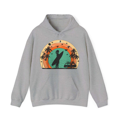 Vintage Retro Surfer Women's Hoodie
