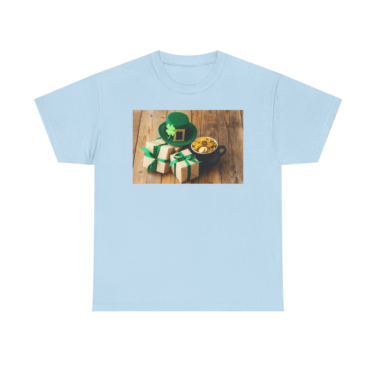 Unisex St. Patrick’s Day Gifts T-Shirt — Leprechaun Hat, Shamrock & Gold Pot Tee (Limited Edition)