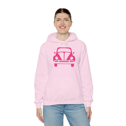 Pink Beetle Car Hoodie - Women's Hoodie