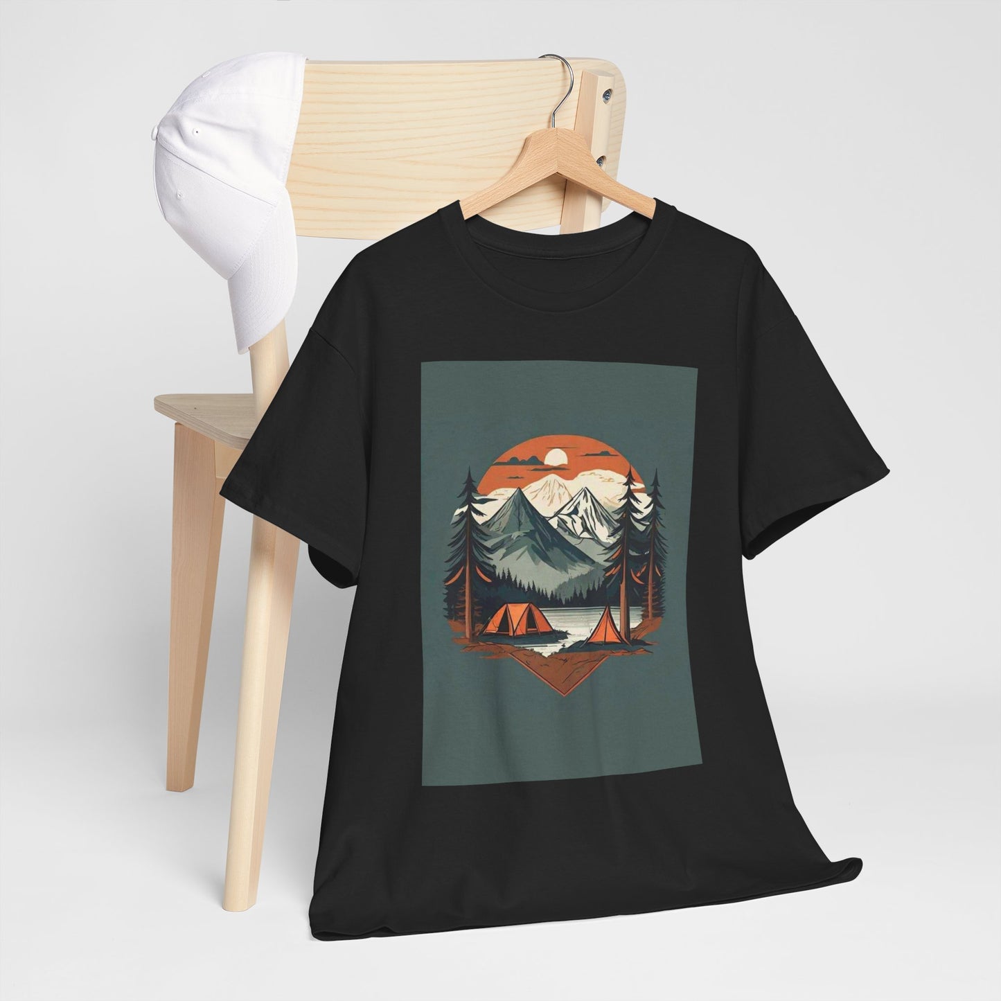 Moonlight Mountain Adventure Tee - Perfect Gift for Hikers