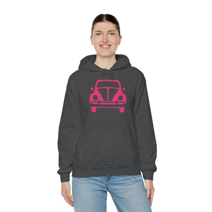 Pink Beetle Car Hoodie - Women's Hoodie