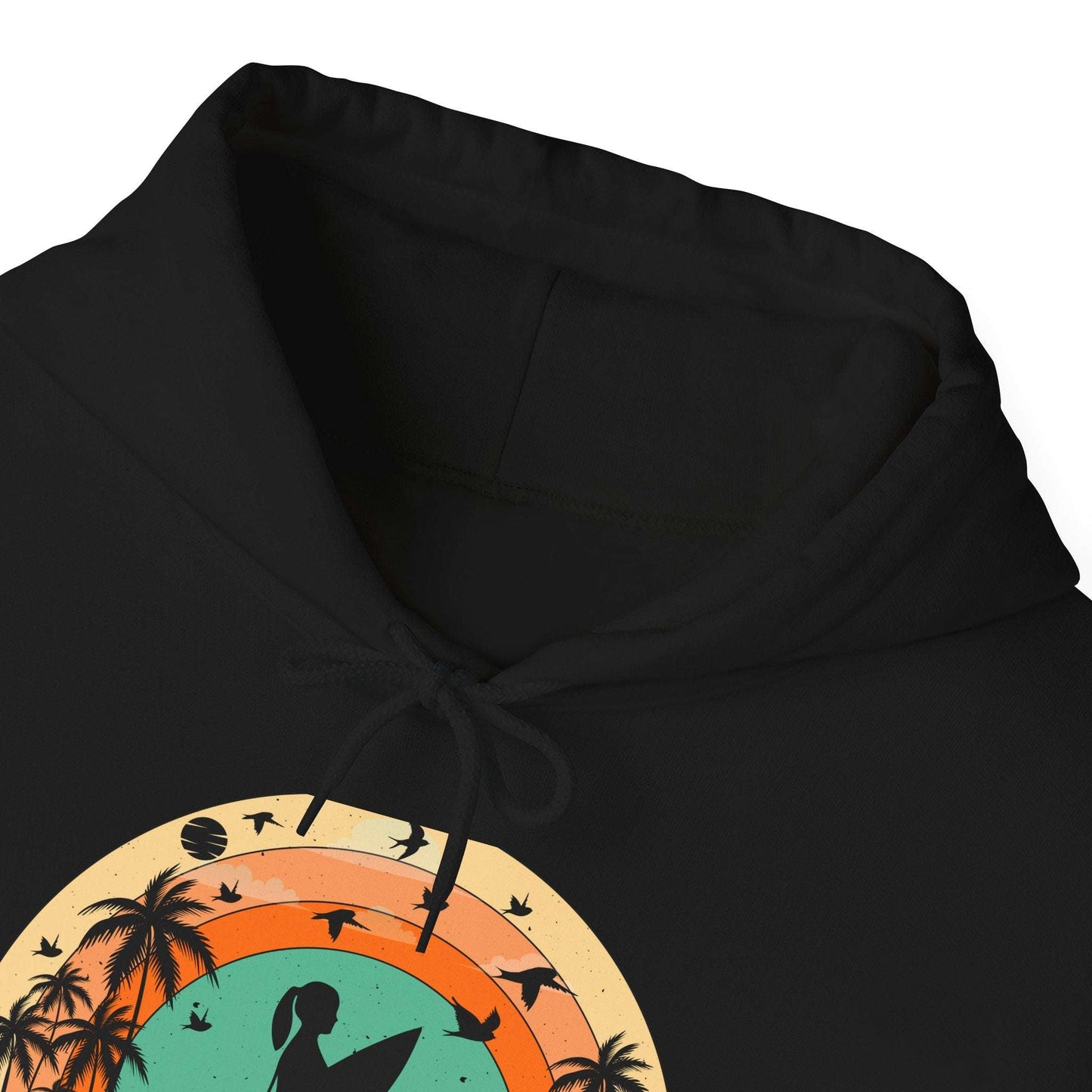 Vintage Retro Surfer Women's Hoodie