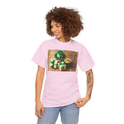 Unisex St. Patrick’s Day Gifts T-Shirt — Leprechaun Hat, Shamrock & Gold Pot Tee (Limited Edition)