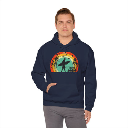 Retro Vintage Surfer Men's Hoodie