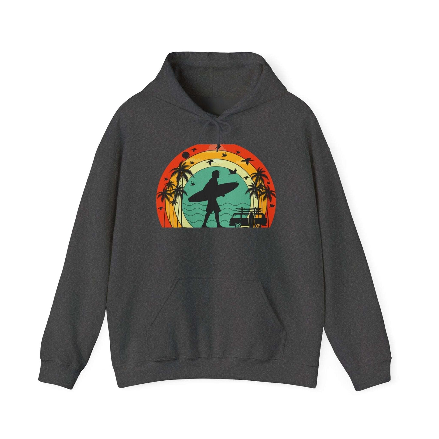 Retro Vintage Surfer Men's Hoodie