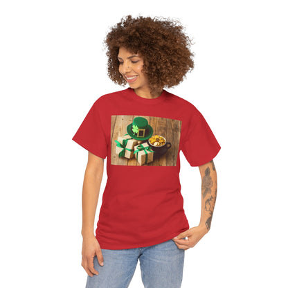 Unisex St. Patrick’s Day Gifts T-Shirt — Leprechaun Hat, Shamrock & Gold Pot Tee (Limited Edition)