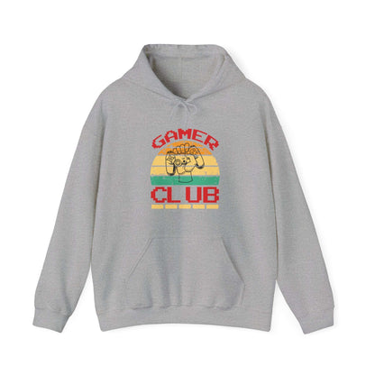 Gamer Club with Controller Design Men's Hoodie