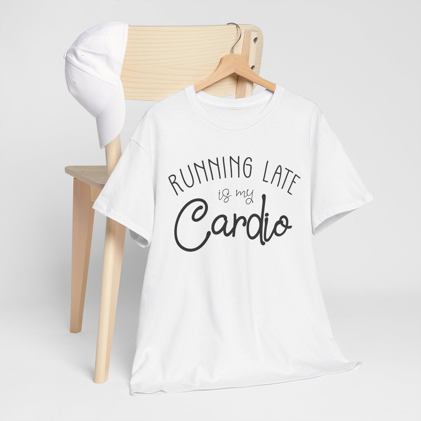 Men's T-Shirt - Running Late is my Cardio Tee