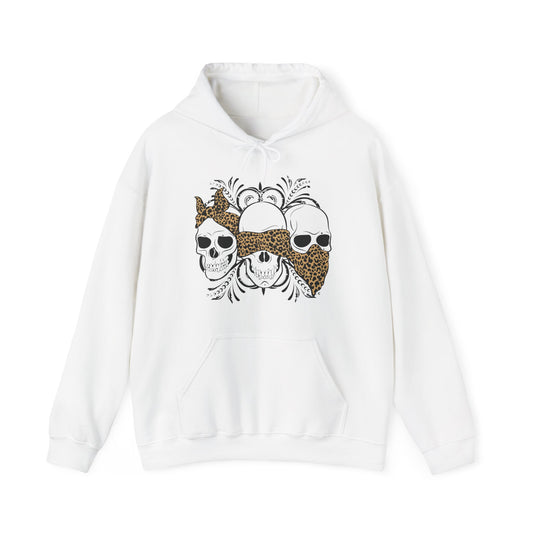 Three Skull Head - Men's Hoodie