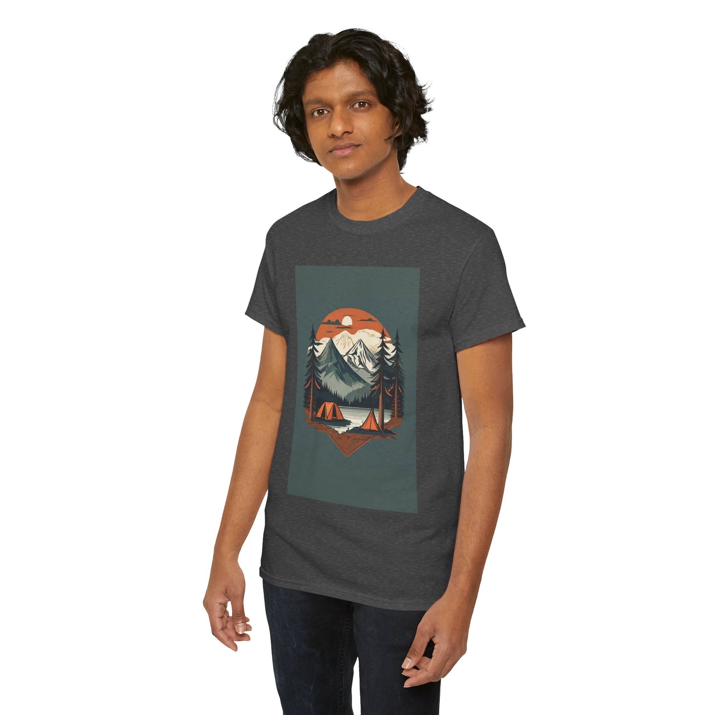 Moonlight Mountain Adventure Tee - Perfect Gift for Hikers