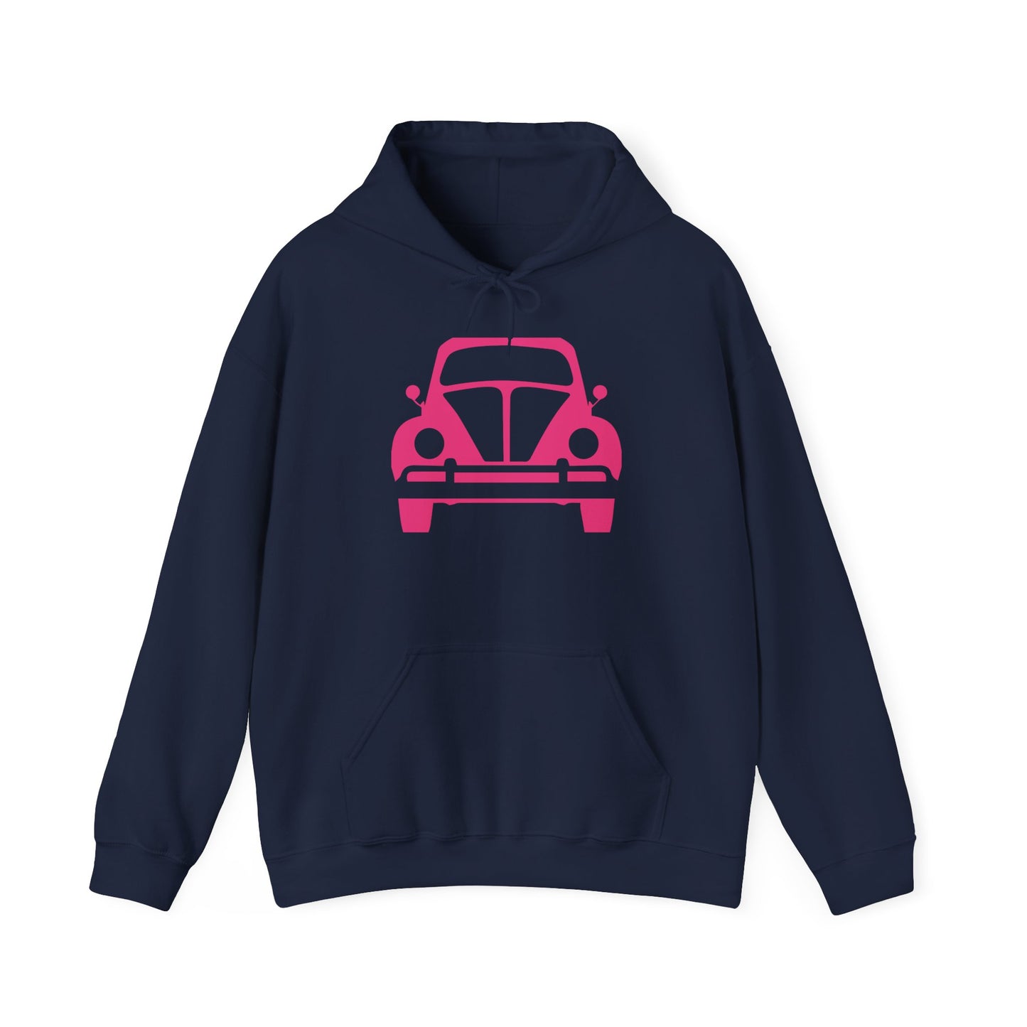 Pink Beetle Car Hoodie - Women's Hoodie