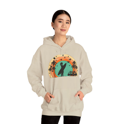 Vintage Retro Surfer Women's Hoodie