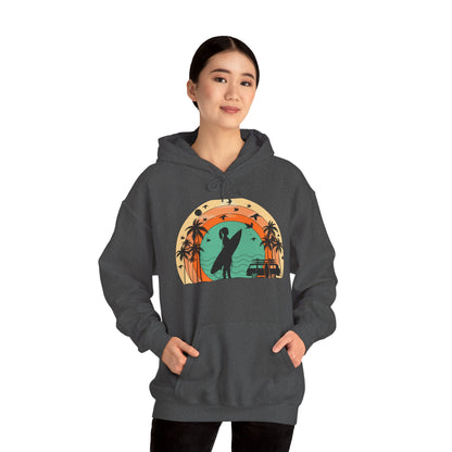 Vintage Retro Surfer Women's Hoodie